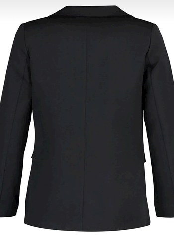 Siyah Düğmeli Kadın Blazer Ceket - Görsel 2