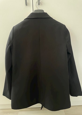 Siyah Düğmeli Kadın Blazer Ceket - Görsel 6