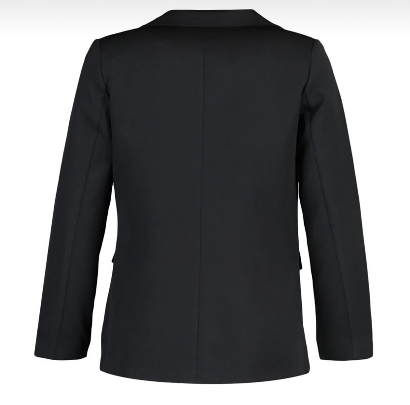 Siyah Düğmeli Kadın Blazer Ceket - Görsel 2