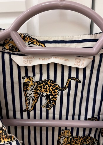 Zebra Desenli Uzun Kollu Gömlek - Görsel 3