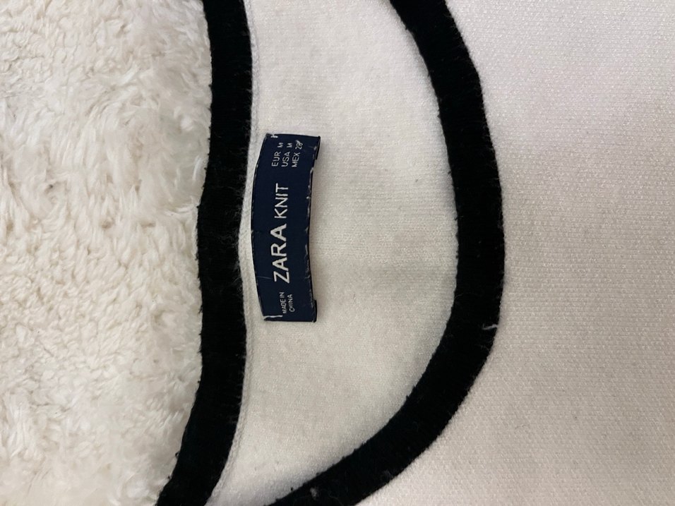 Zara Beyaz Triko - Görsel 2