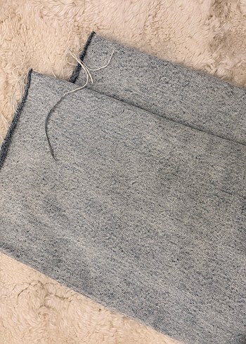 Bol Kesim Midi Kadın Denim Pantolon - Görsel 3