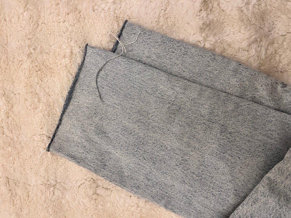 Bol Kesim Midi Kadın Denim Pantolon - Görsel 3