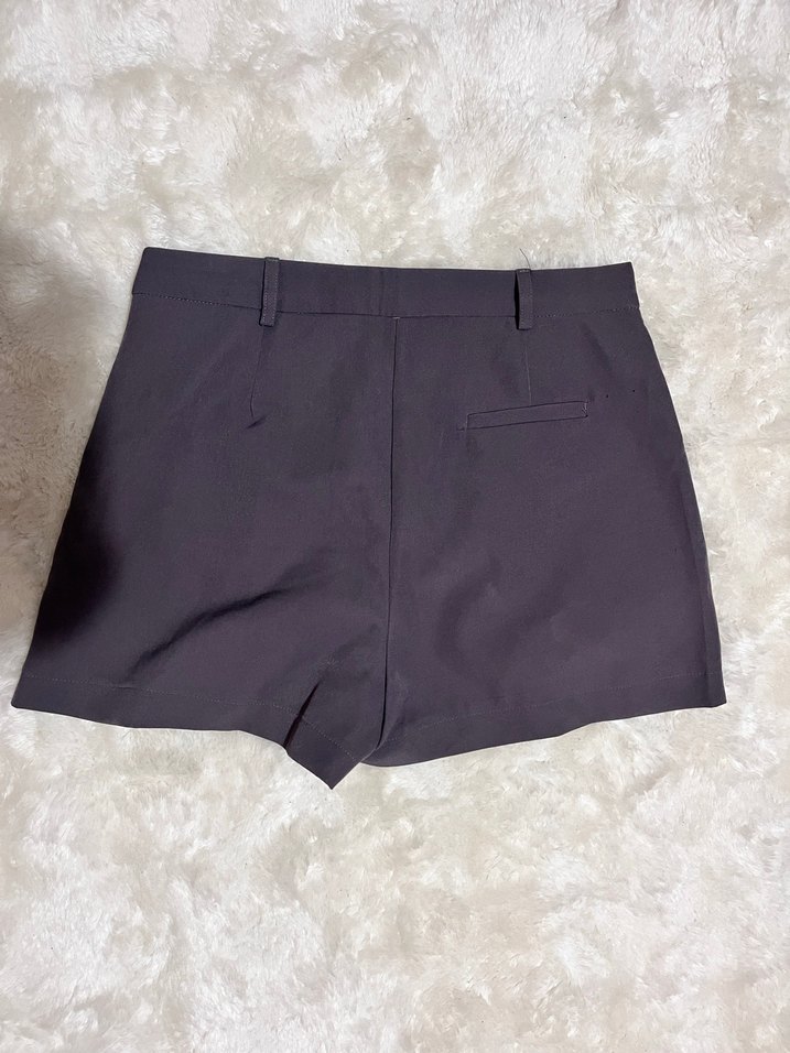 Gri Mini Kadın Şort - Görsel 2