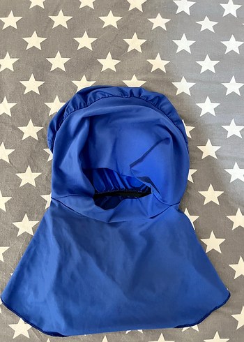 Uzun Kollu Mavi kadın tesettür mayo - Görsel 4