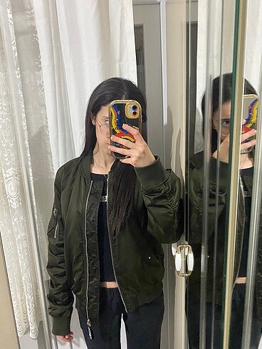 m Beden haki Renk Bomber ceket