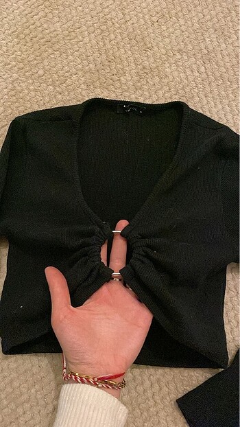 Trendyol & Milla Siyah crop
