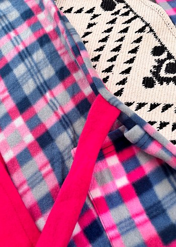 Pembe Renkli Uzun Kadın Sabahlık - Görsel 5