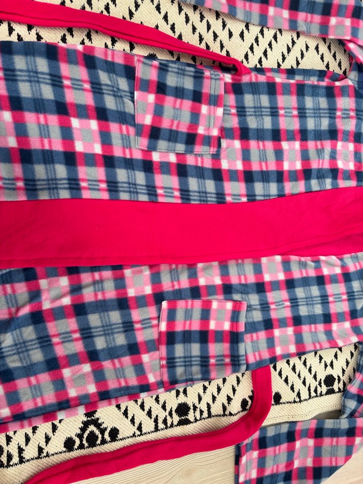 Pembe Renkli Uzun Kadın Sabahlık - Görsel 3