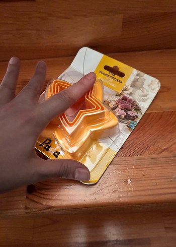 Pastel Sarı Yıldız Kurabiye Kalıpları 3'lü - Görsel 3