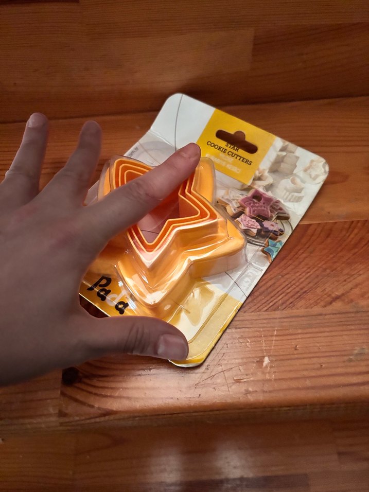 Pastel Sarı Yıldız Kurabiye Kalıpları 3'lü - Görsel 3