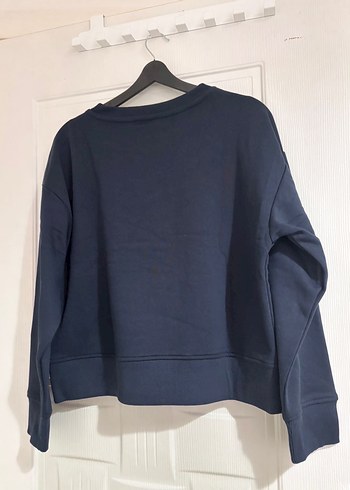 Kadın Lacivert Sweatshirt Uzun Kollu - Görsel 4