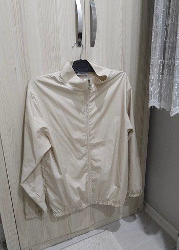 Krem renk Yağmurluk - Görsel 2