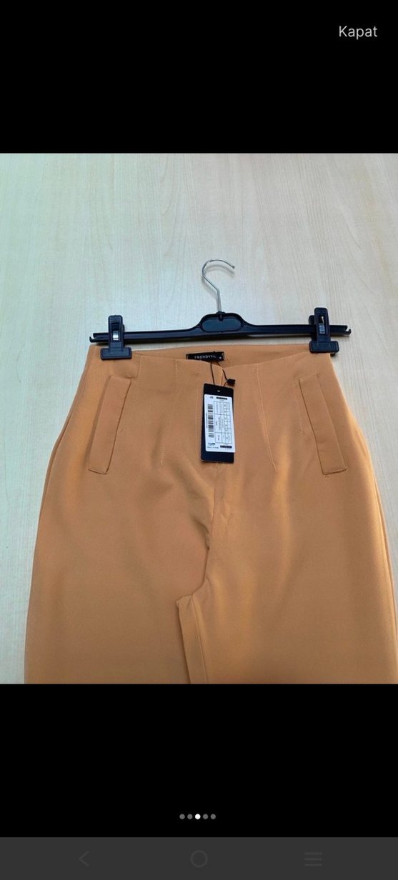 Camel Kumaş Pantolon - Görsel 2