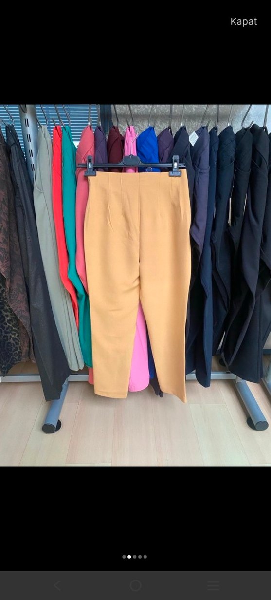 Camel Kumaş Pantolon - Görsel 3