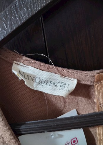 Bej Midi Kadın Tulum, V Yaka, Kısa Kollu - Görsel 3