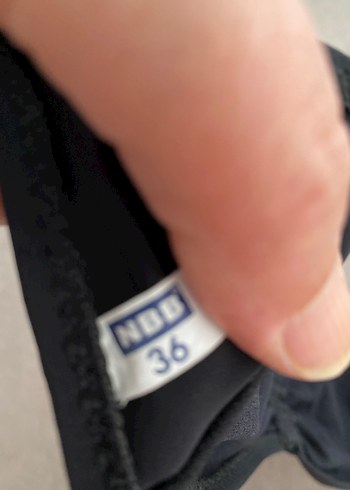 38 Beden mavi Renk Bikini üst