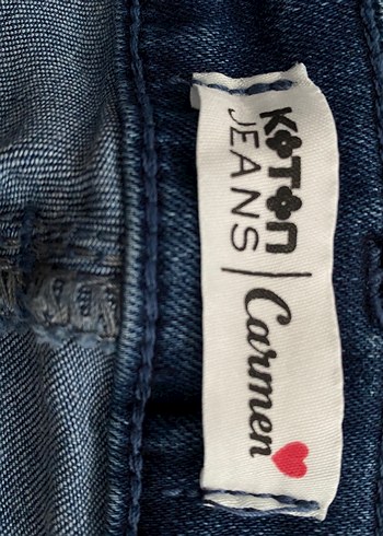28 Beden mavi Renk Koton pantalon