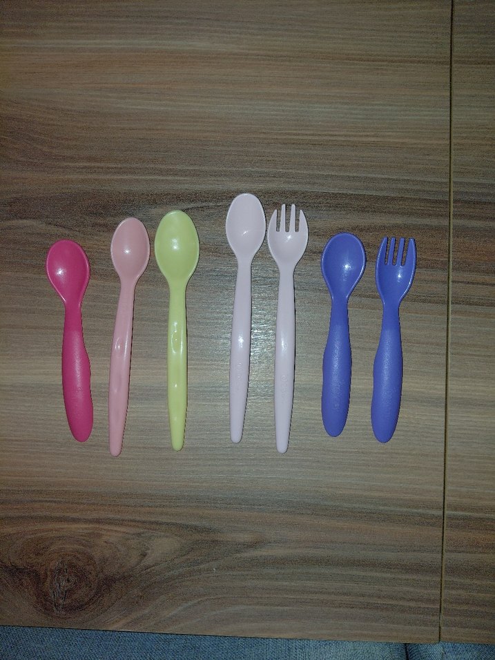 Ek gıda BLW uygun çatal kaşıklar - Görsel 2