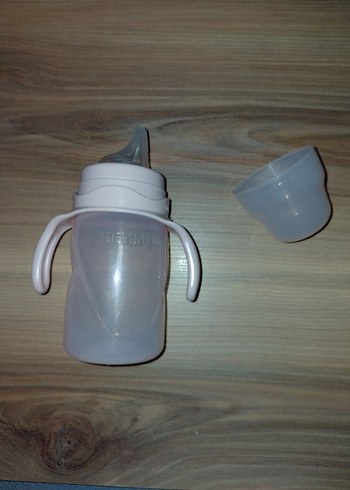 Mamajoo Kulplu Akıtmaz Eğitici Bardak 270 ml Powder Pink - Görsel 3