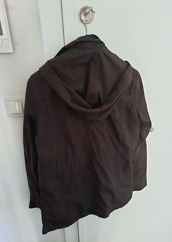 Kahverengi Yağmurluk - Görsel 8
