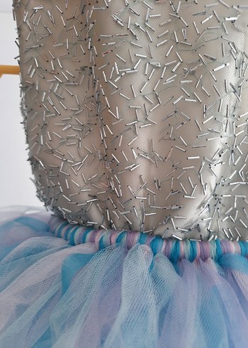 Kız Bebek Tütülü Doğum Günü Elbisesi Abiye - Görsel 4