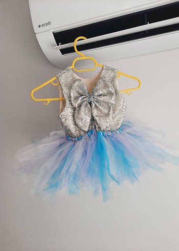 Kız Bebek Tütülü Doğum Günü Elbisesi Abiye - Görsel 8