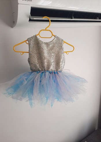 Kız Bebek Tütülü Doğum Günü Elbisesi Abiye - Görsel 10