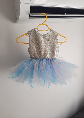 Kız Bebek Tütülü Doğum Günü Elbisesi Abiye - Görsel 9