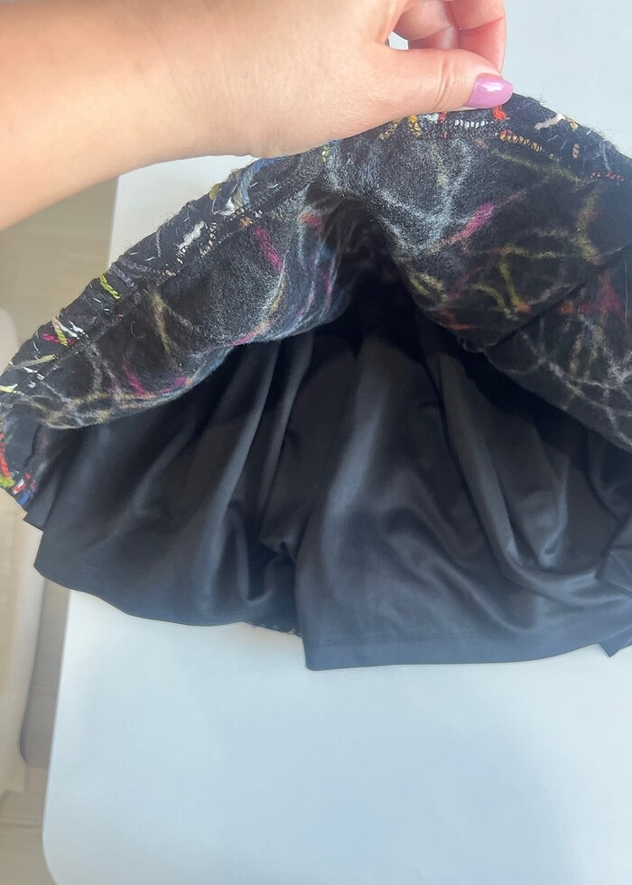 Şortlu mini etek - Görsel 3