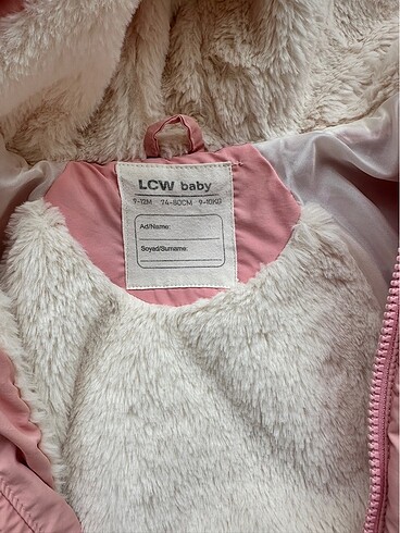 9-12 Ay Beden LCW kız bebek mont