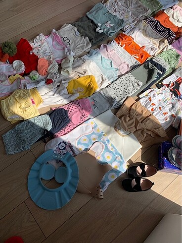 2 Yaş Beden çeşitli Renk bebek kıyafetleri toplu satış