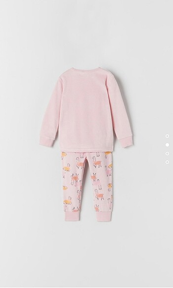 Zara zara kadife pijama takımı