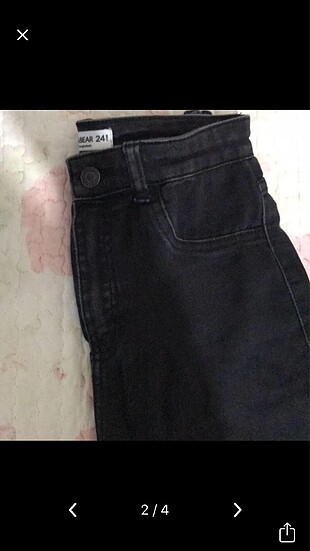 Pull and Bear Siyah skinny Pantolon