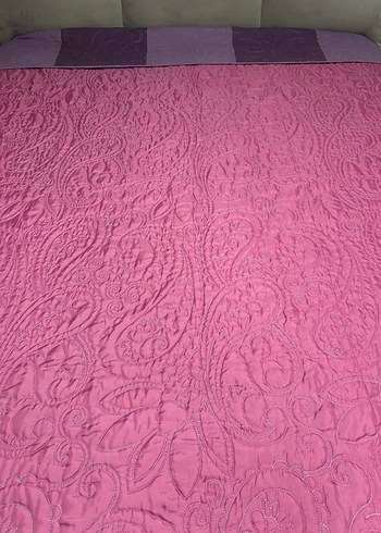 #yatak #örtüsü #çift #taraflı #kullanım #mor #lila #pembe - Görsel 9