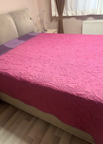#yatak #örtüsü #çift #taraflı #kullanım #mor #lila #pembe - Görsel 6