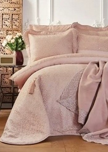 #karaca #juliet #mürdüm #yatak #örtüsü - Görsel 3