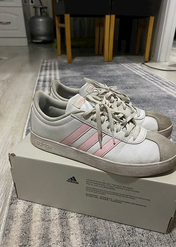 Pembe Adidas Blok Topuklu Spor Ayakkabı - Görsel 2