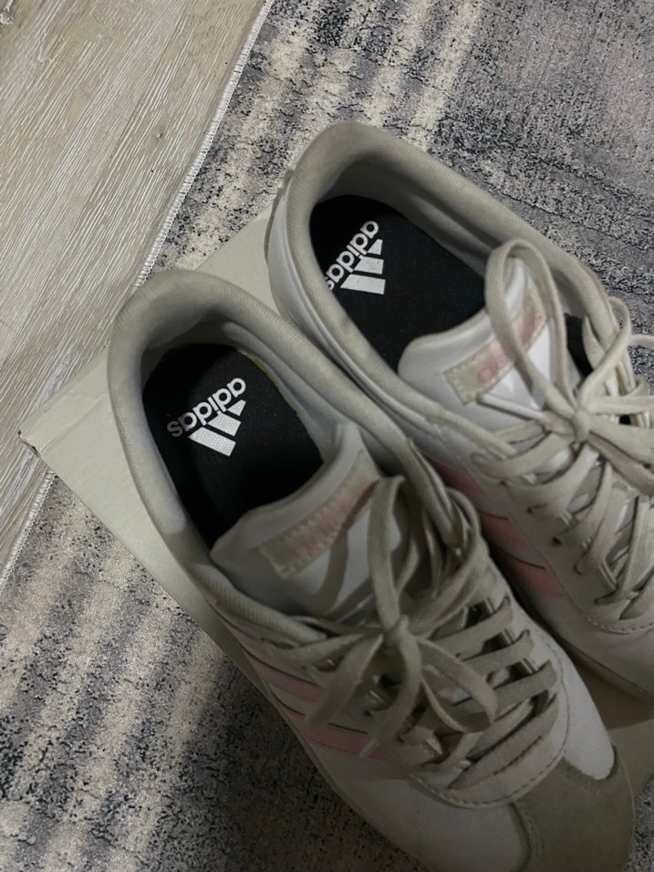 Pembe Adidas Blok Topuklu Spor Ayakkabı - Görsel 3