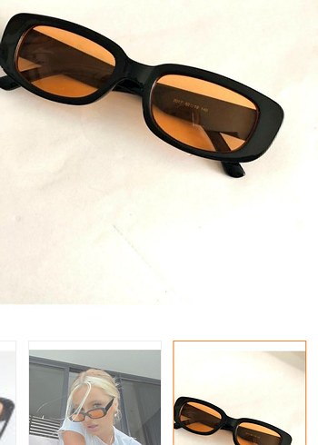 Beyaz Tokalı Kadın Sokak Gözlüğü - Görsel 3