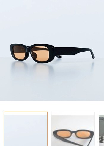 Beyaz Tokalı Kadın Sokak Gözlüğü - Görsel 2