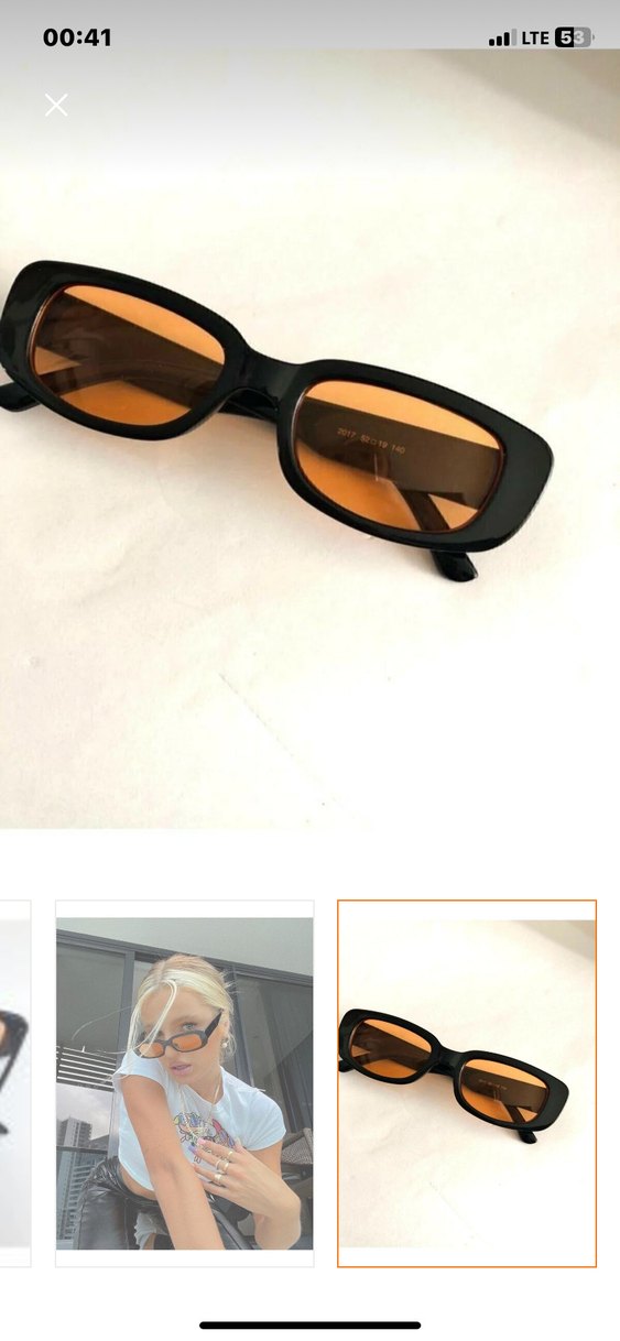 Beyaz Tokalı Kadın Sokak Gözlüğü - Görsel 3