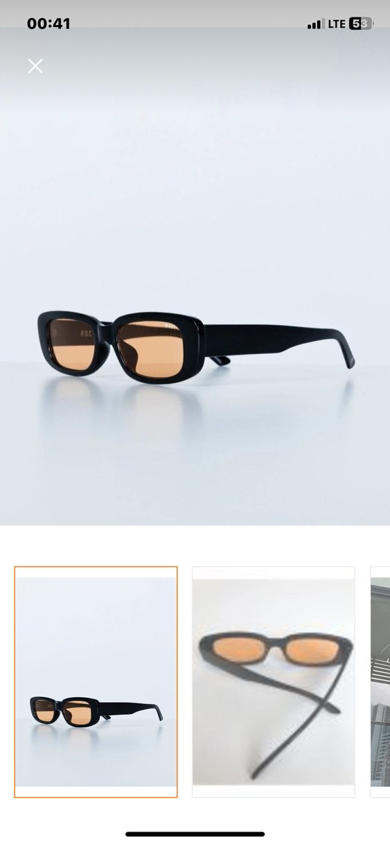 Beyaz Tokalı Kadın Sokak Gözlüğü - Görsel 2