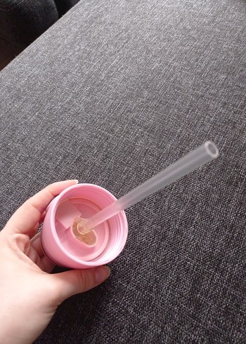 Pastel Pembe BabyPlus Çocuk Termosu - Görsel 5