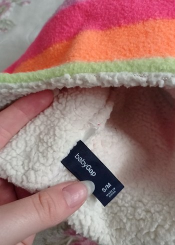 Renkli Çocuk Bere, Örgü ve Bağcıklı - Görsel 3