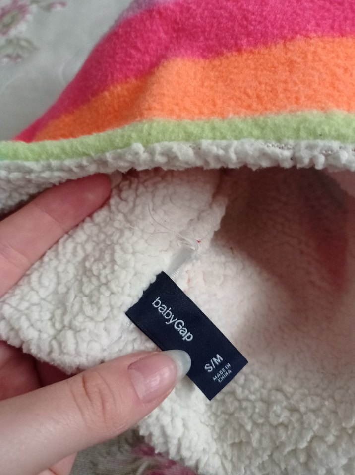 Renkli Çocuk Bere, Örgü ve Bağcıklı - Görsel 3