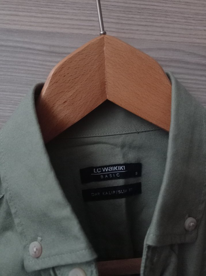 Düğmeli Erkek Gömlek - Görsel 3