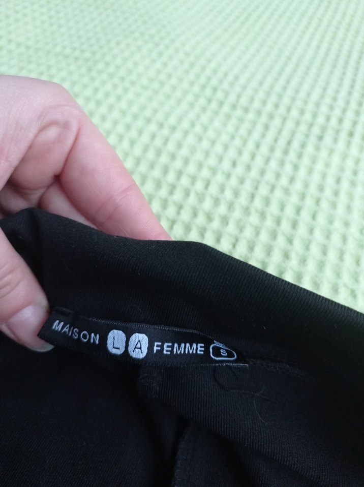 Siyah Kısa Kollu Kadın Tulum - Görsel 4