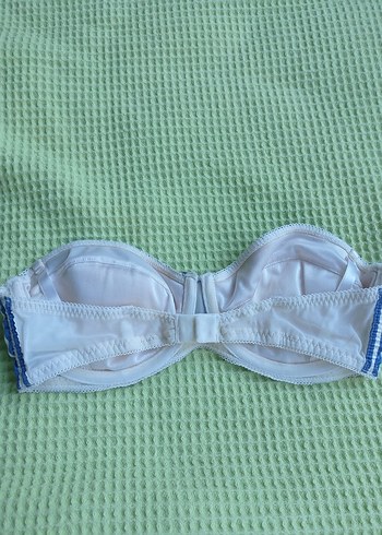 Renkli Mavi Midi Büstiyer - Görsel 3