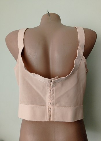 Vintage Bej Dantel Mini Sütyen - Görsel 3